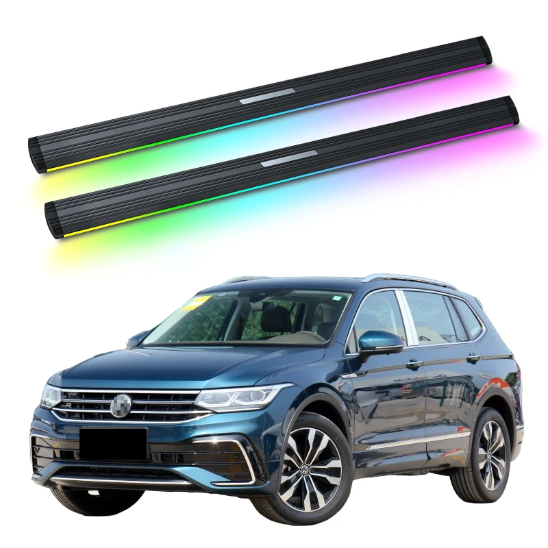 

Automatic Electric Power Side Step Running Board Neon Led Light for Volkswagen For VW Tiguan L 2017+