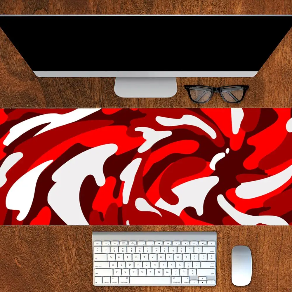 Strata Liquid Art Mouse Pad Computer Laptop Anime Keyboard Mouse Mat Xxl Large Mousepad Keyboards Gamers Decoracion Desk Mat