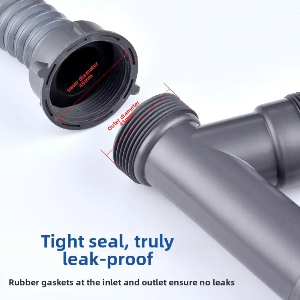 1.5meter Sink Drainage Accessory Is Designed To Fit Both Single And Double Basin Sinks, For Various Kitchen Use