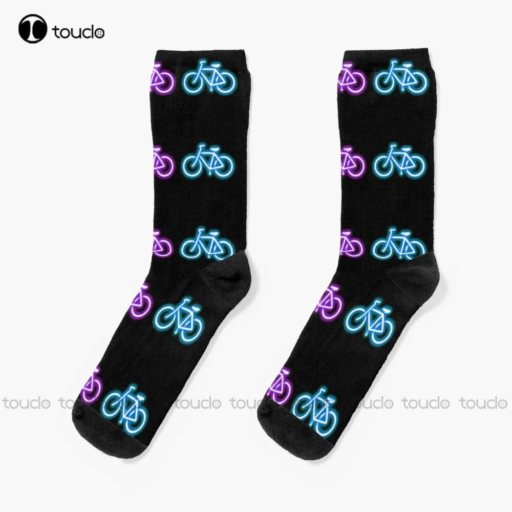 

Bicycle Bicycle Bicycle Socks Funny Art Streetwear Colorful Cartoon Socks 360° Digital Print Christmas New Year Gift Custom Gift