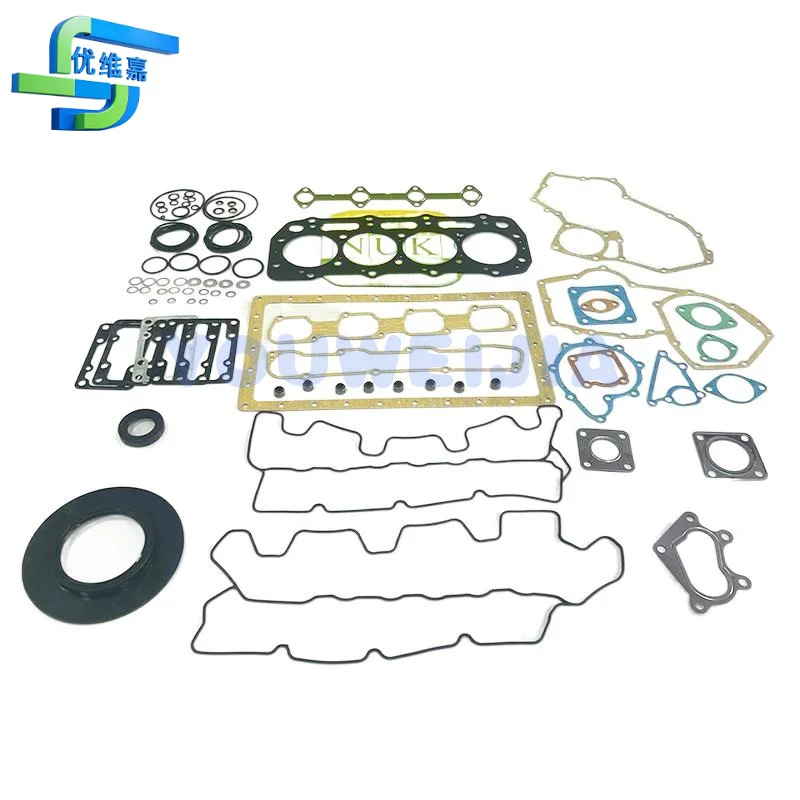 Kit de Reparación de Motor Perkins N844 404D-22 404C, Juego de Juntas de Cilindro, Pistón y Camisa de Cilindro