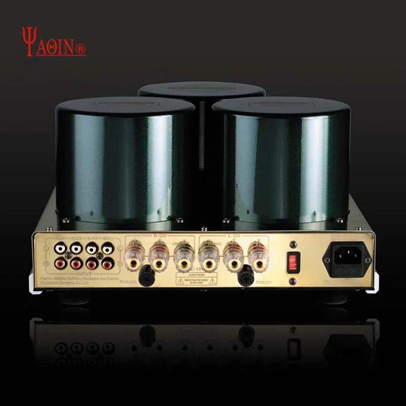 SUQIYA-YAQIN MC-10T El34 Tube À Vide Amplificateur Hifi Tube Amp Préamplificateur avec 12AX7 Pré-Amplificateur 40W 8Ohms