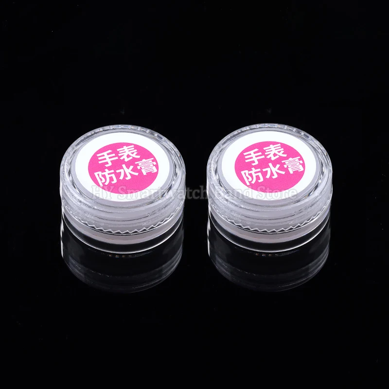 Juego de Herramientas de reparación de relojes, grasa de silicona, crema resistente al agua para reloj, cubierta trasera de cristal, herramientas de reparación de aceite de crema resistente al agua, 1/4 Uds.