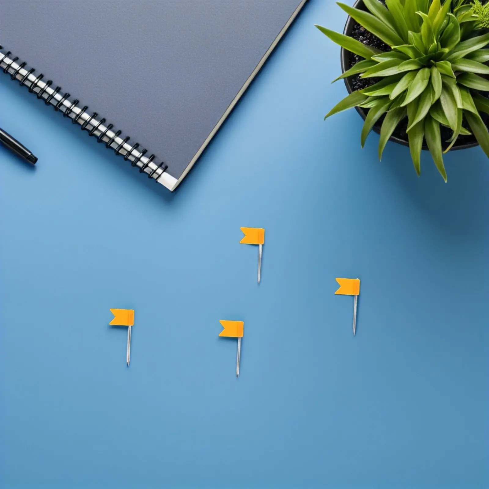 

60Pcs Flag Push Pins Map Thumbtacks Creative Decorative Map Push Pin Flags for Board Classroom Office Home Use