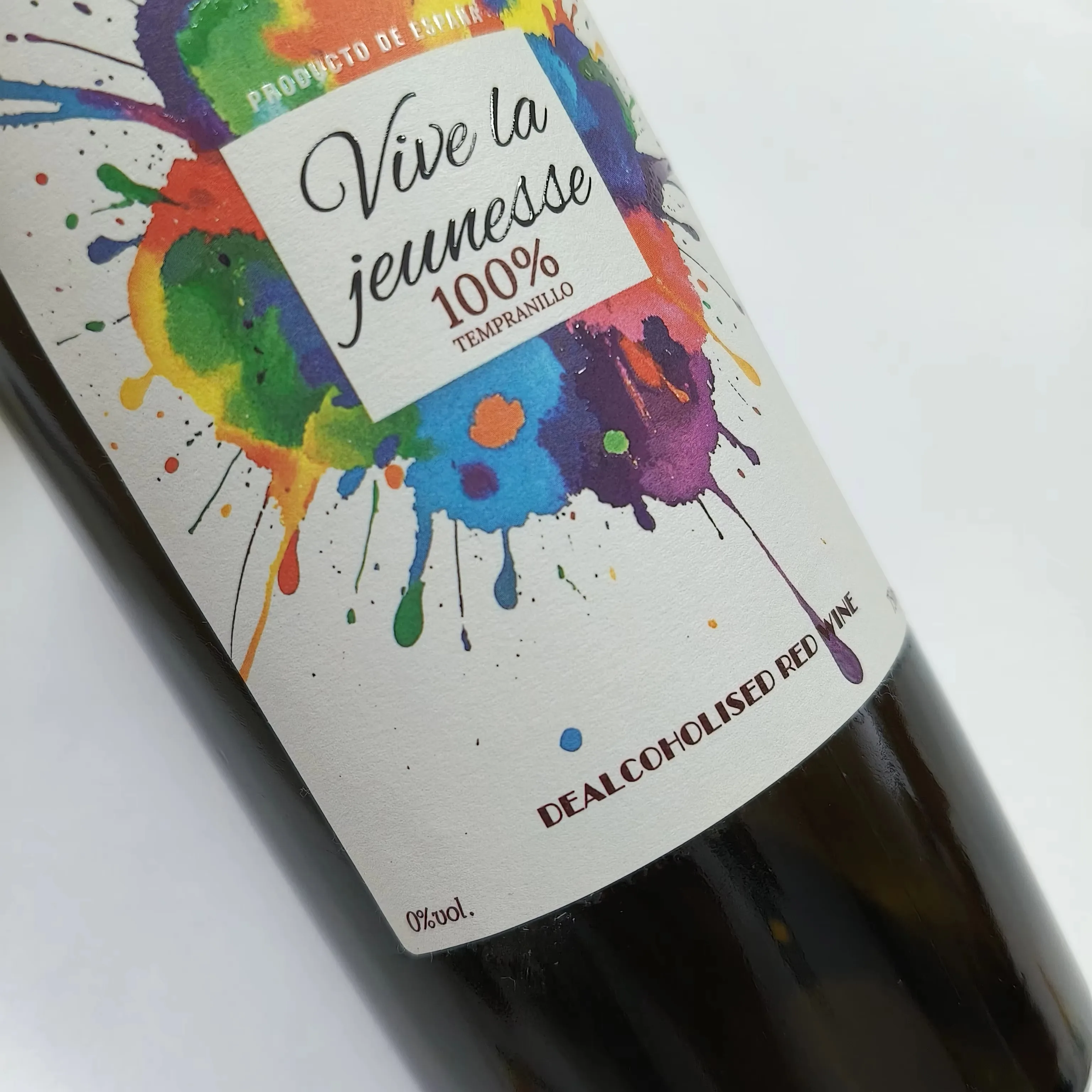 Custom Logo Wine Label Sticker｜UV Embossed Effect｜Durable Adhesive｜Beer & Beverage Packaging