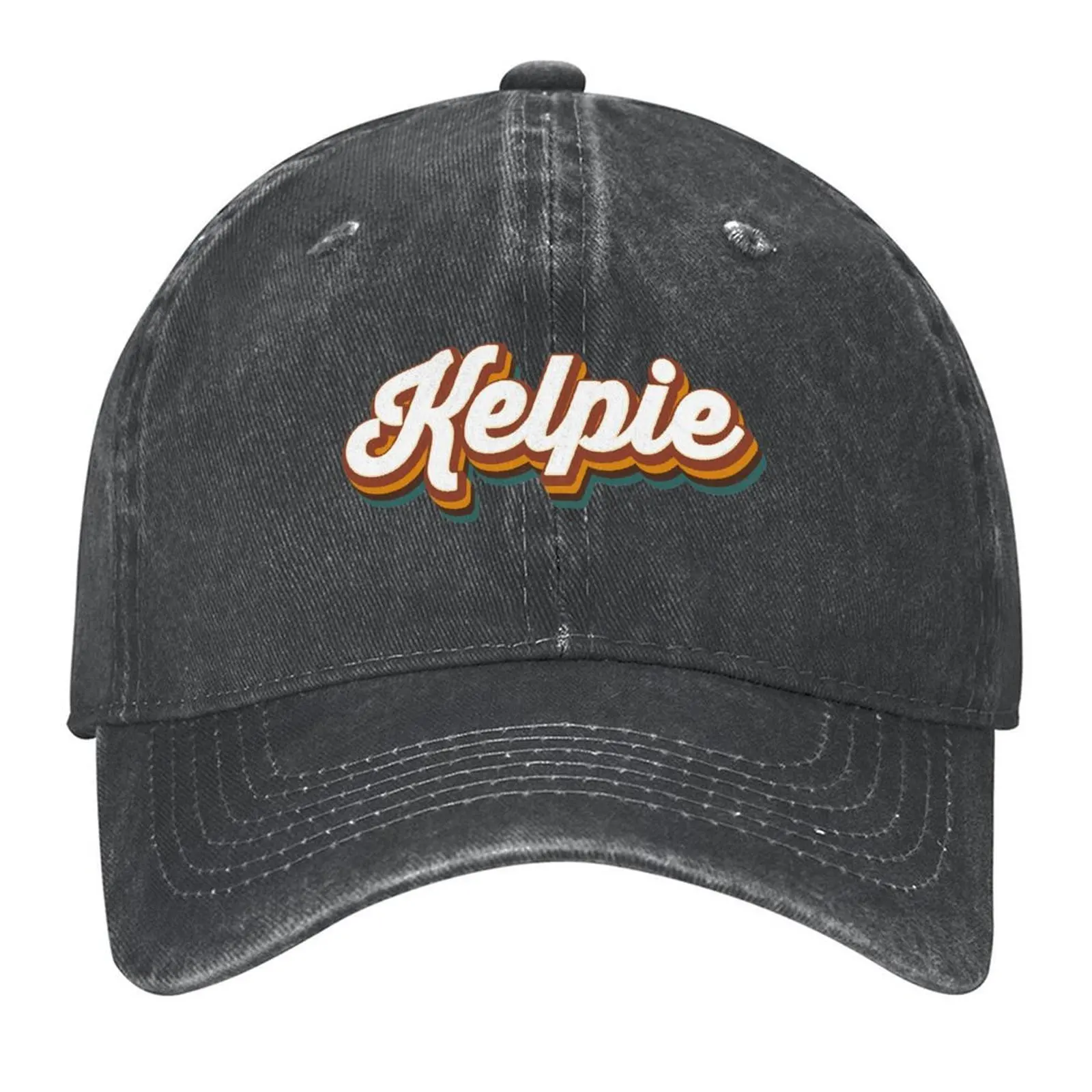 

2026 Kelpie - Australian Kelpie Retro Baseball Cap Beach Hat Cosplay Golf Hat Streetwear Women's Hats Men's