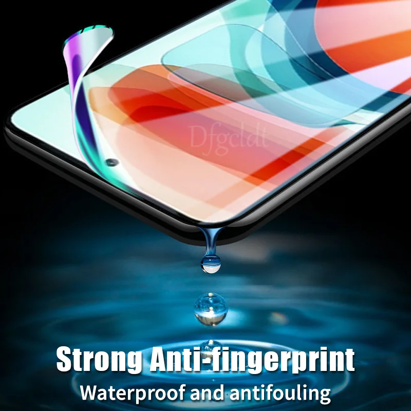 Full Cover Anti blue Light Hydrogel Film for Xiaomi 12 12x Poco F3 X3 Nfc X4 M4 Screen Protector Redmi Note 11 11E 10S 9 8 7 Pro