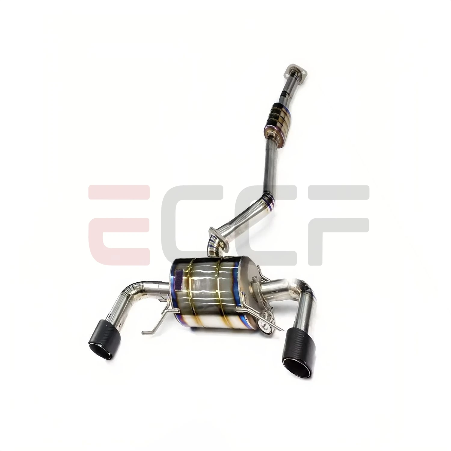 Sporty Titanium Catback Exhaust For Subaru Brz Toyota GT86 GR86 2.0L Aggressive Exhaust Sound Plug and Play Performance Upgrade