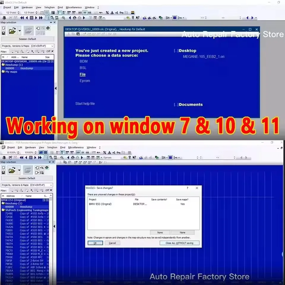 Winols 4.7 أداة خدمة IMMO مفعلة بالكامل + 108 جيجابايت Damos Windows 7 10 11 لا حاجة إلى Vmware متعدد اللغات + ECM TITANIUM 1.61