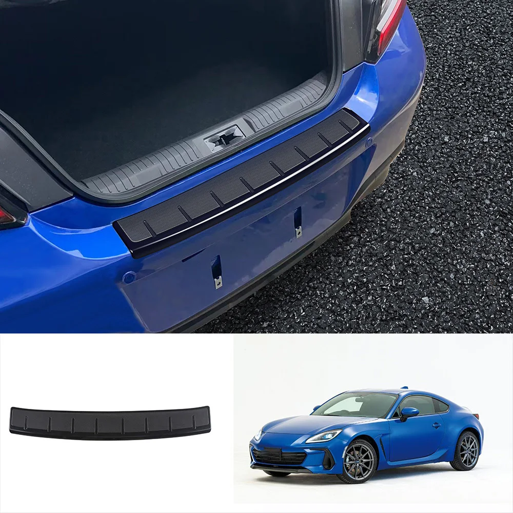 

Для SUBARU BRZ/ZD8 для TOYOTA GR86/ZN8 2021 2022 ABS черный матовый внешний задний бампер накладка на автомобильный стикер Стайлинг