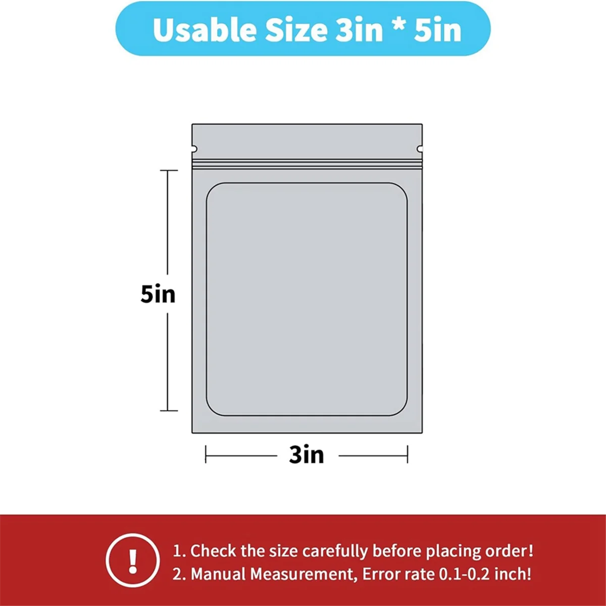 Abjs 100 Pack Mylar… - image