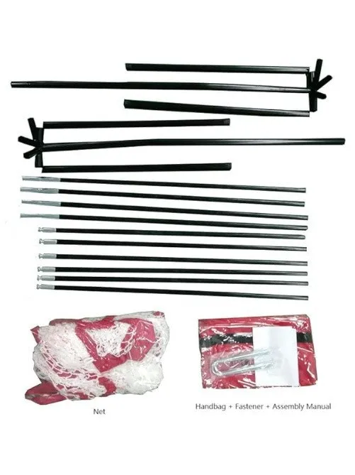 Portable Tennis and Pickleball Training Net for Solo Practice, Coach Companion Rebound Net for Ball Machine Use