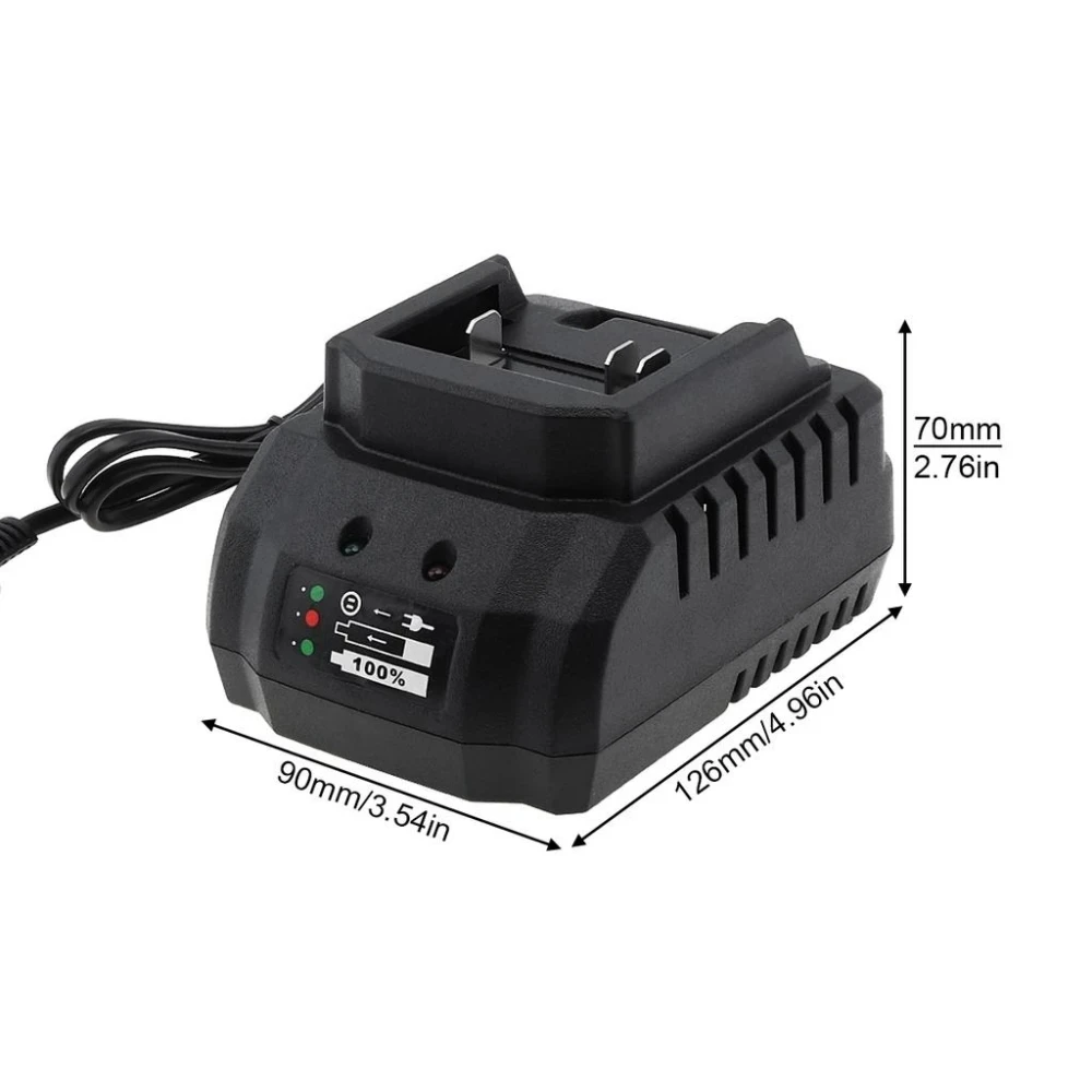2.0A Battery Charger Suitable For Makita 18V 21V Li-ion Battery Portable Fast Charger for Makita Battery Replacement EU/US Plug