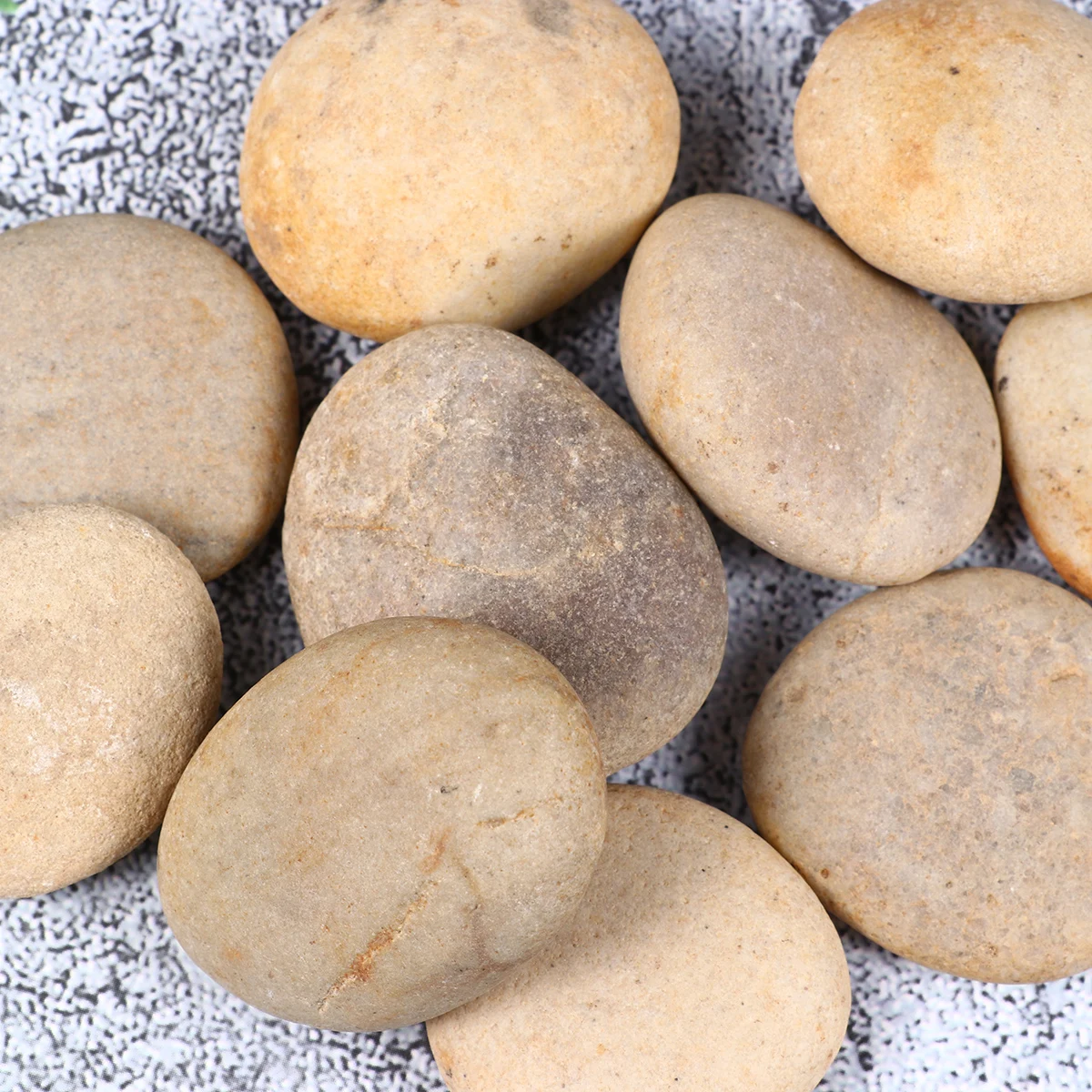 

diy Natural Pebbles For Painting Hand Drawn Rocks Creative Art Supplies Smooth 3-4Cm Random Shape Bracket Included