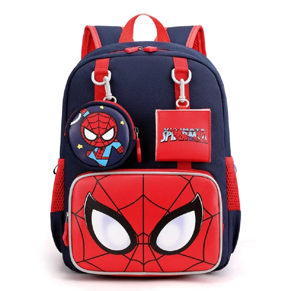 New Disney Children Baby Boys Girls Kids Bag Spiderman Kindergarten Pattern Cartoon Backpack Toddler Animal mochila infantil