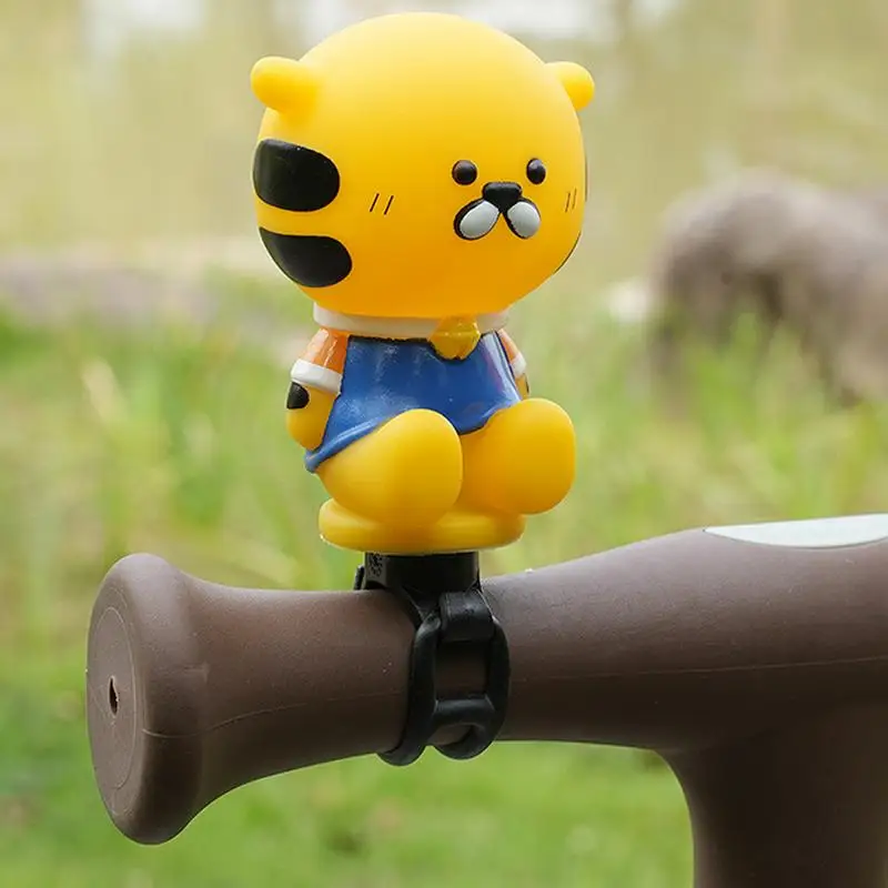 Sonnette De Vélo Mignonne Avec Lumière - Klaxon Forme Animal Petit Mouton Ou Hamster Pour Enfants