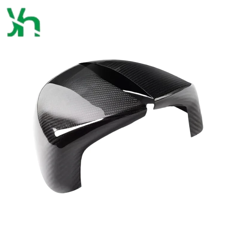 مرآة جانبية من ألياف الكربون الجافة لسيارات BMW X5M X6M F85 F86 (2015-2019) غطاء من ألياف الكربون ملحقات خارجية #1