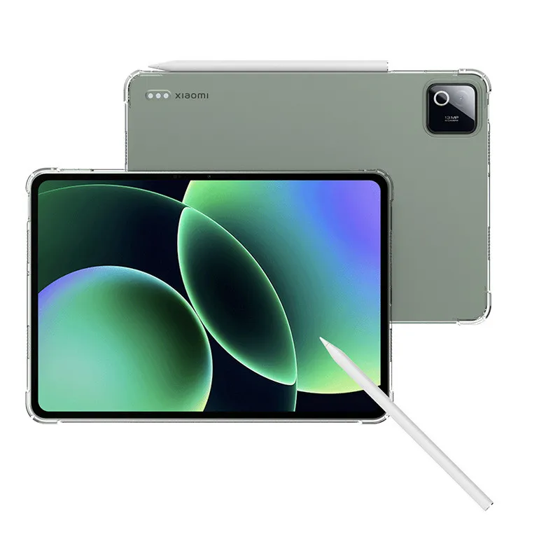 Xiaomi Pad 8 Pro 11.2インチ 2025用ケース ソフト透明TPUシェルカバー Xiaomi Pad8 Pro 11.2インチタブレット保護カバー