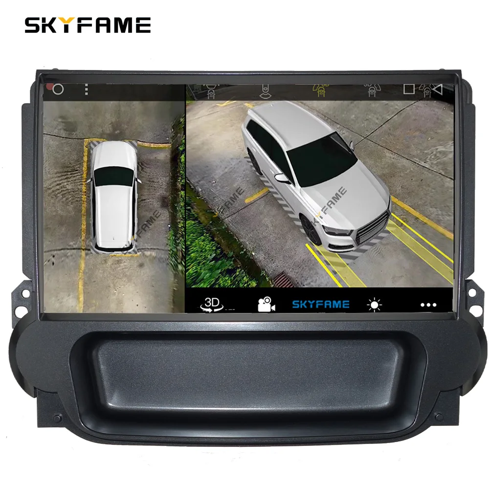 SKYFAME إطار السيارة فآسيا محول Canbus صندوق أندرويد راديو داش تركيب لوحة عدة لشروليه ماليبو