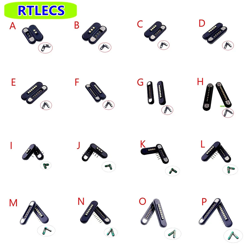 

Магнитный разъем, 5 пар, 2 3 4 5 6 7 8 9 11 полюс Pogopin штекер-гнездо 2,2 мм сетка THT 3A пружинная загруженная Pogo Pin Водонепроницаемая подкладка