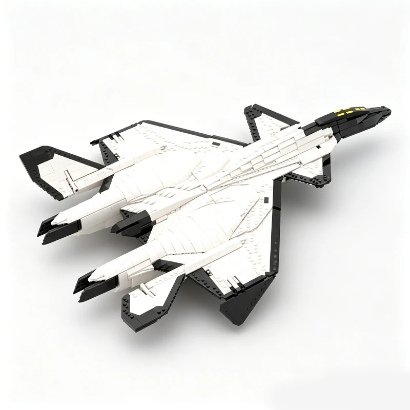 NEW 4067Pcs 1:35 Scale Xfa-33 Fenrir Fighter Jet Model Building Blocks Educational Diy Assembly Toy Gift For Collection Display
