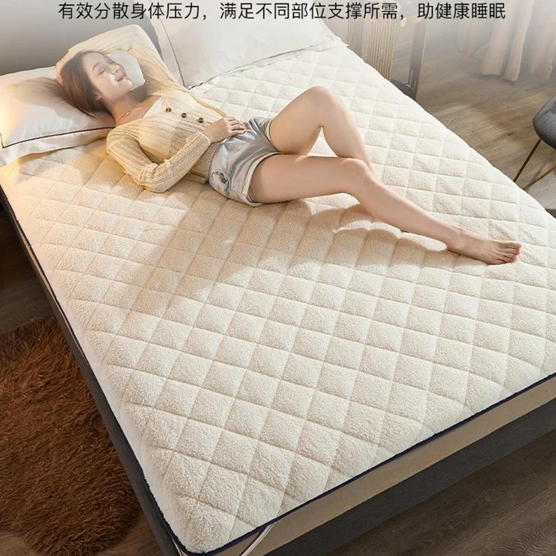 Winter thickened mattress soft mat home bedroom tatami bed mattress dormitory students single bedding bottom sponge mat