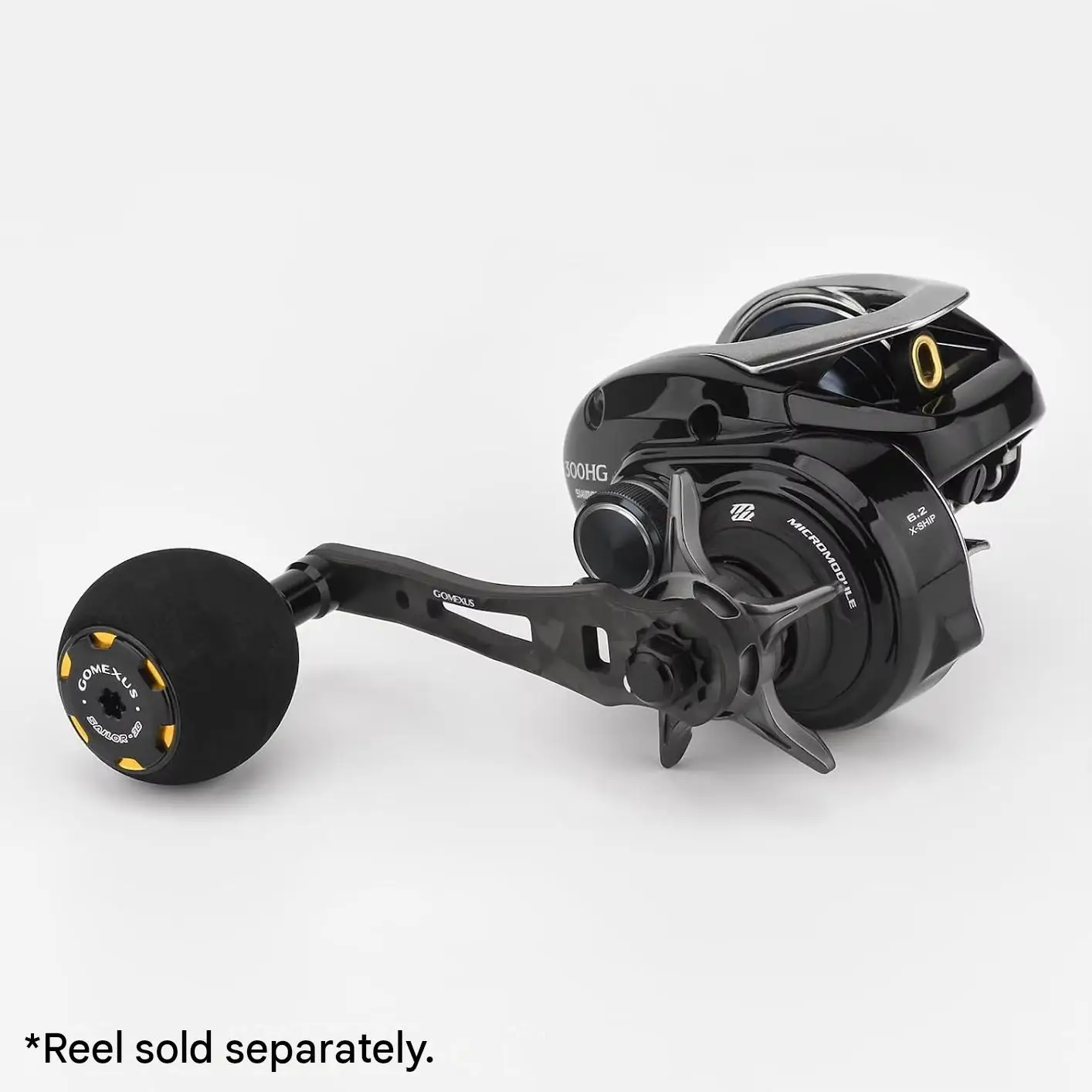 Gomexus Baitcasting-Rolle mit Carbon-Griff und EVA-Knopf, kompatibel ​ Shimano Daiwa Abu Garcia Penn für 8X5 oder 7X4 – Detail 7