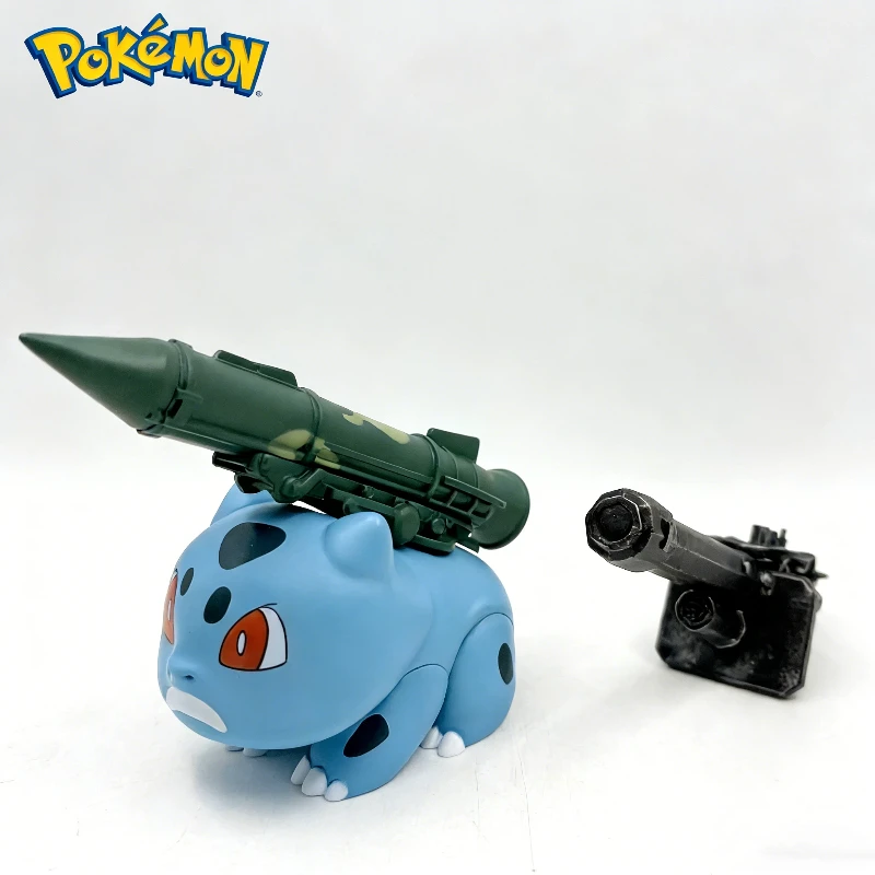 10 cm Pokemon Bulbasaur Nette Action Figur Cartoon Anime Modell Spielzeug Mit Zubehör Auto Ornament Dekorative Puppe Sammeln Geschenk