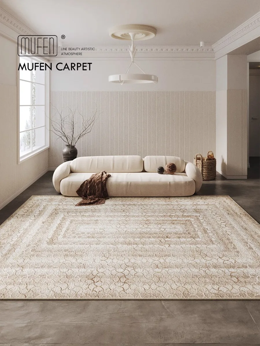 

French Style Carpet for Living Room Modern Luxury Large Area Rugs Home Decor Sofa Table Bathroom Mat Customize Large Office Rug