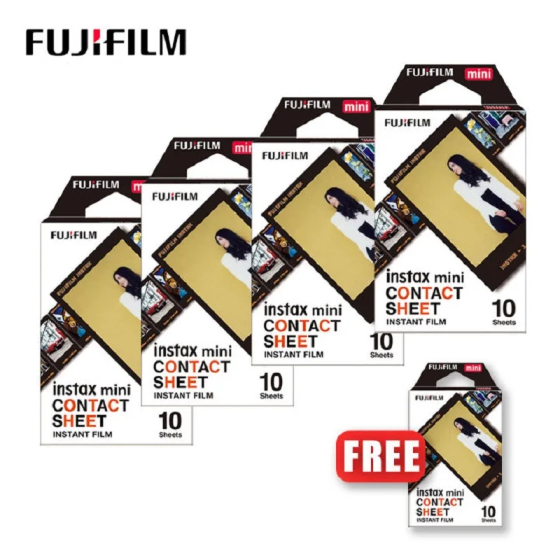 10/30/50 ورقة Fujifilm Instax فيلم ملون صغير ورقة الاتصال فيلم ل فوجي Mini 12 11 8 9 7s 25 26 70 90 كاميرا فورية SP-1