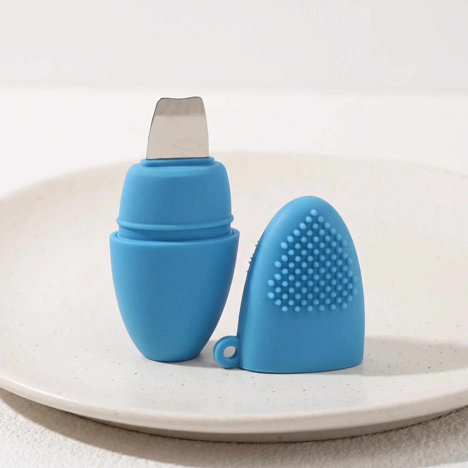 Silicone Face Scrubber Electric - Kapaklı Siyah Nokta Kazıyıcı Çift Taraflı