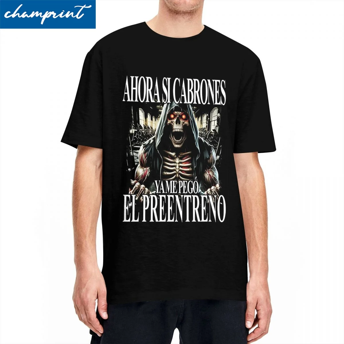 Ahora Si Cabrones Ya Me Pego El Preentreno Playera T-Shirts Men Women's Pure Cotton T Shirt Short Sleeve Tees Original Tops