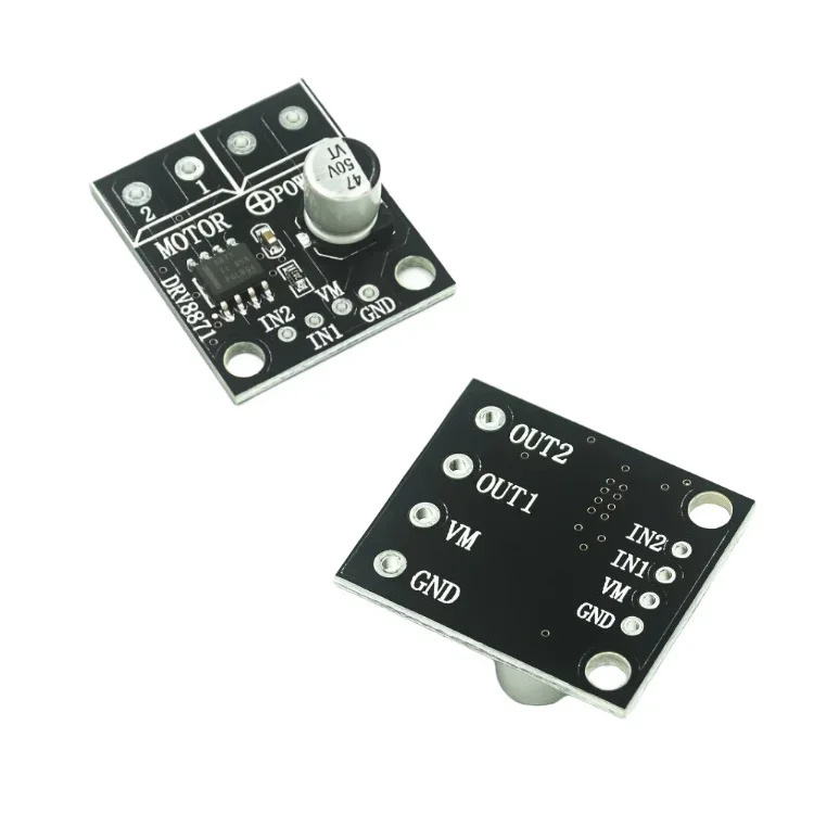 DRV8871 H-Bridge Brushed DC Motor Driver Breakout Board For Arduino PWM Control 3.6A Max Internal Current Sense 6.5V To 45V