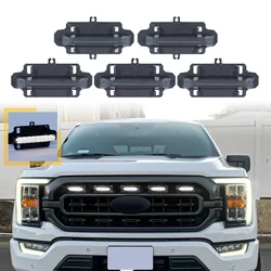 Front Grills Led Lights  For Ford F150 F-150 XL XLT 2021 2022 2023 Led Lights Bar Grille Led Light  White Led Auto Accessories