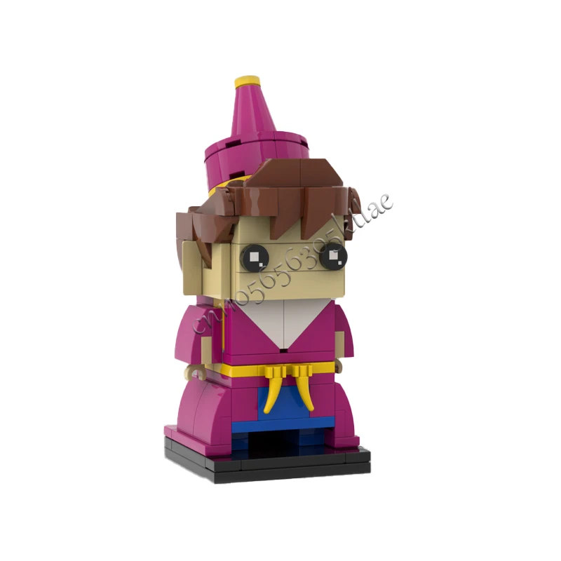 148 pièces MOC Figurines de dessins animés classiques Immortan Simon le Sorcier Modèle d'architecture personnalisable Kit d'assemblage éducatif DIY Jouets Cadeau