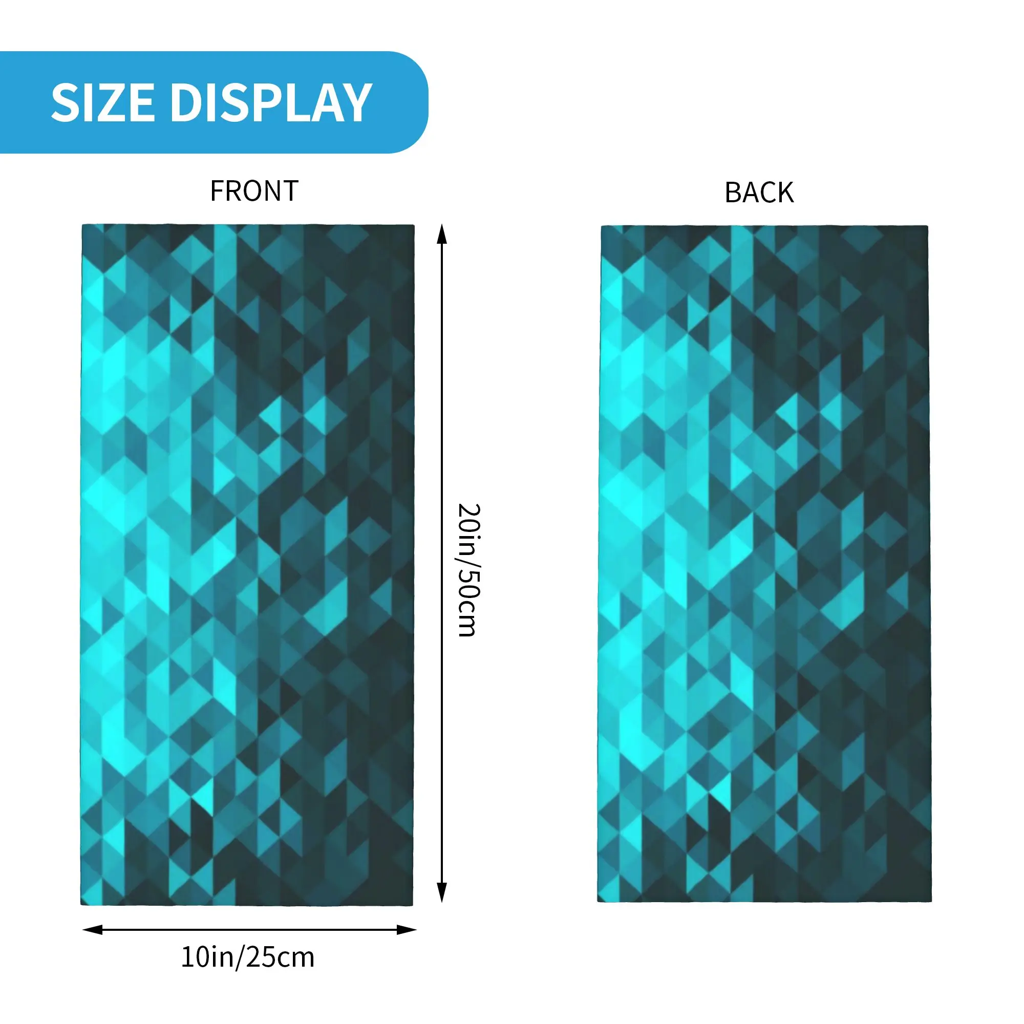 Blurry (4) Bandana Gaiter Club Digital Camouflage Face Scarf  Hiking  Unisex All Season  Neckerchief
