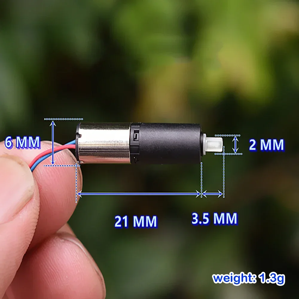 1PCS DC 3V-5V 45RPM-224RPM Mini 6mm Planetary Gearbox Gear Reducer Motor Reduction Micro Coreless Motor Large torque DIY Robot