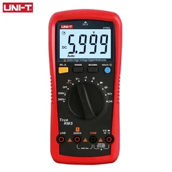 UNI-T 디지털 멀티미터, UT892, 2000V AC DC 전압계, True RMS 커패시터 테스터, 주파수 측정기, NCV 라이브 테스트