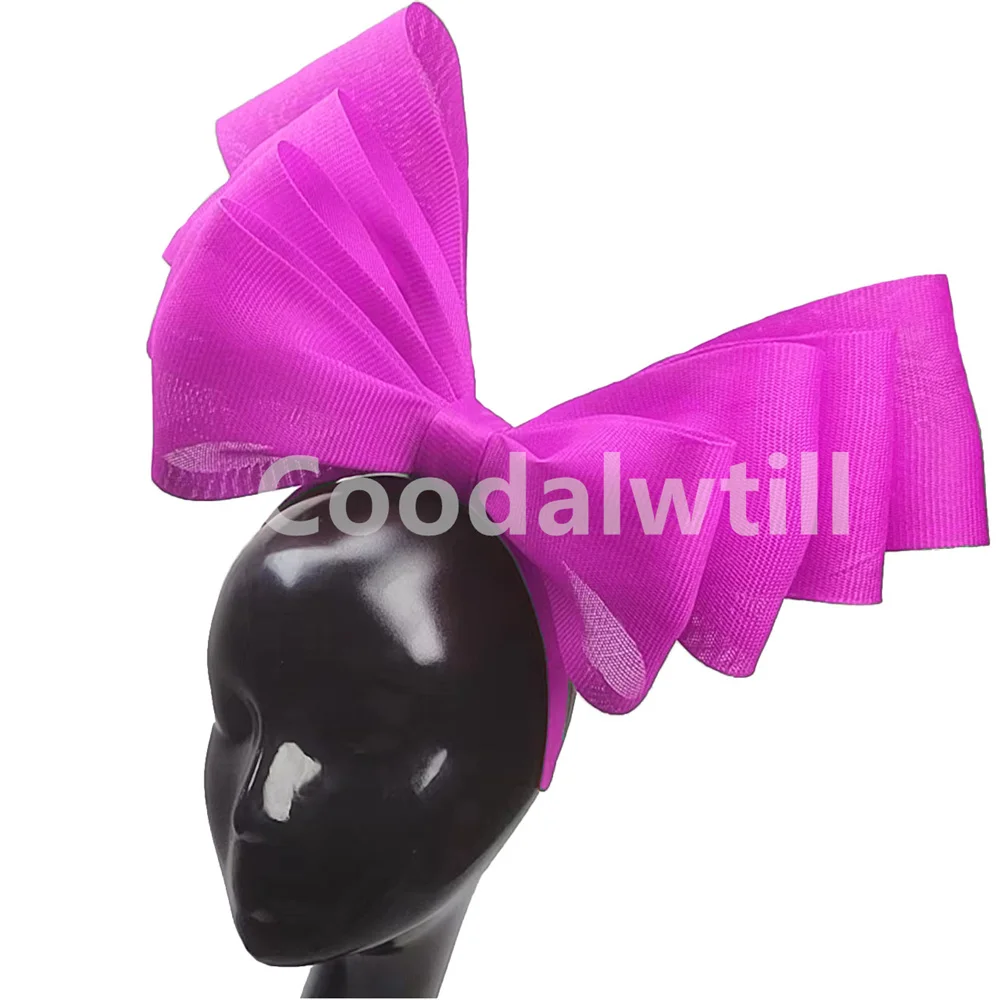 Royal Ascot Bow Hair Fascinator Headband Women Elegant Church Race Headwear For Party Ladies Dinner Hair Accessories Occasion