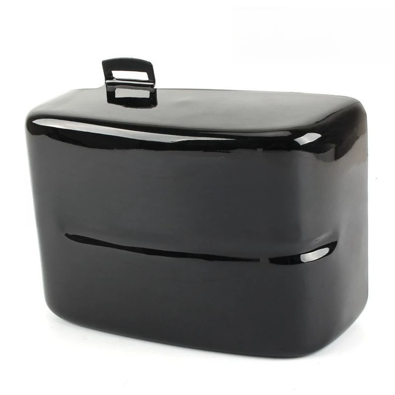 Left Right Side Battery Cover for Harley Dyna Fat Bob FXDF 2006-2017 Street Bob FXDB Super Glide FXD Wide Glide Switchback 4