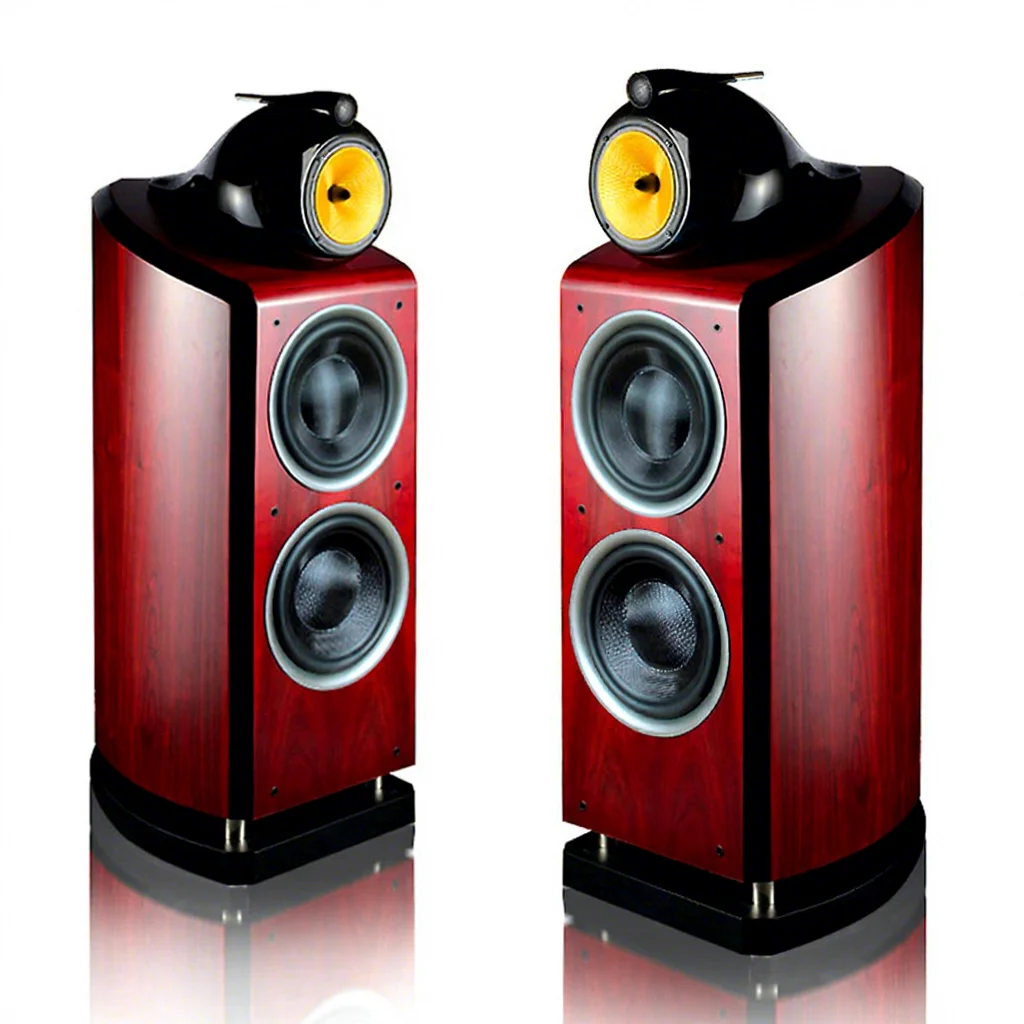 600W Doppel 10-Zoll HiFi Heimkino-Standlautsprecher Holz-Audioanlage mit Hochwertiger Klangqualität/Verstärker/Lautsprecher