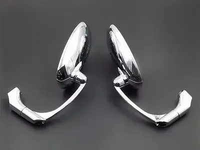 M10 M8 البيضاوي الجانب مرآة الرؤية الخلفية دراجة نارية الشارع عارية الدراجة كروزر المروحية CB ل مقهى المتسابق