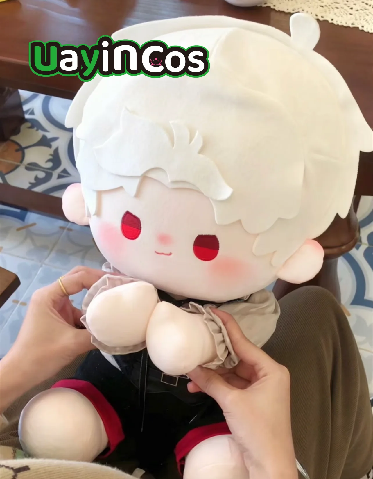 

40 см В наличии: Плюшевая кукла Love and Deepspace Рафаэль, Сайлус, Зейн, Ксавьер, с одеждой, подушка-орнамент, аниме-фигурка, игровая игрушка K