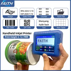 Faith Wireless Portable Mini Thermal Printer Shipping Label Machine Barcode Variable Dynamic Database  Colour Multi-Language