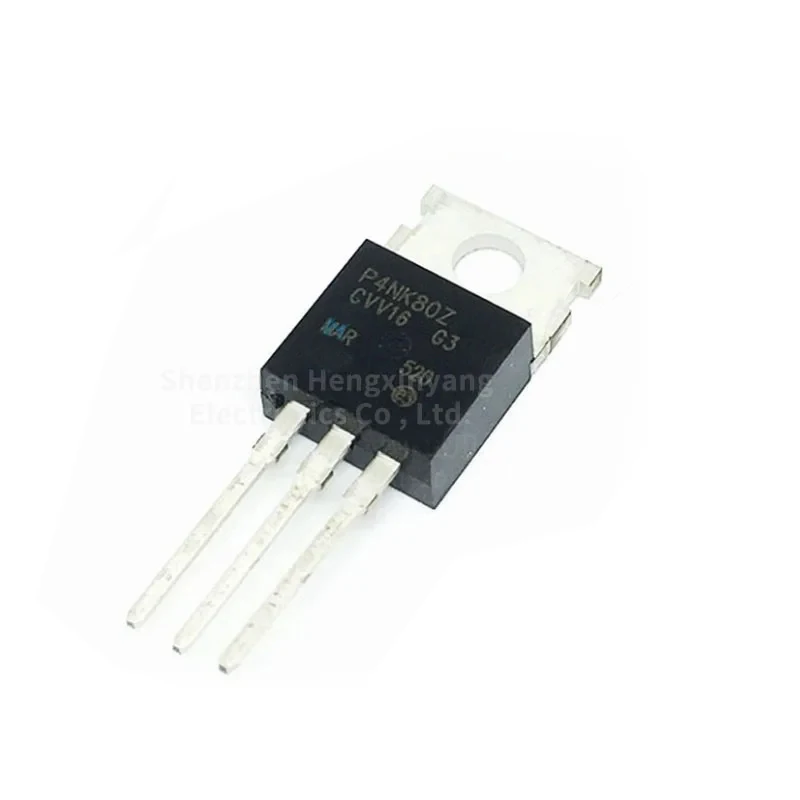 10PCS   STP4NK80Z P4NK80Z patch TO-220 800V 3A MOS field effect tube