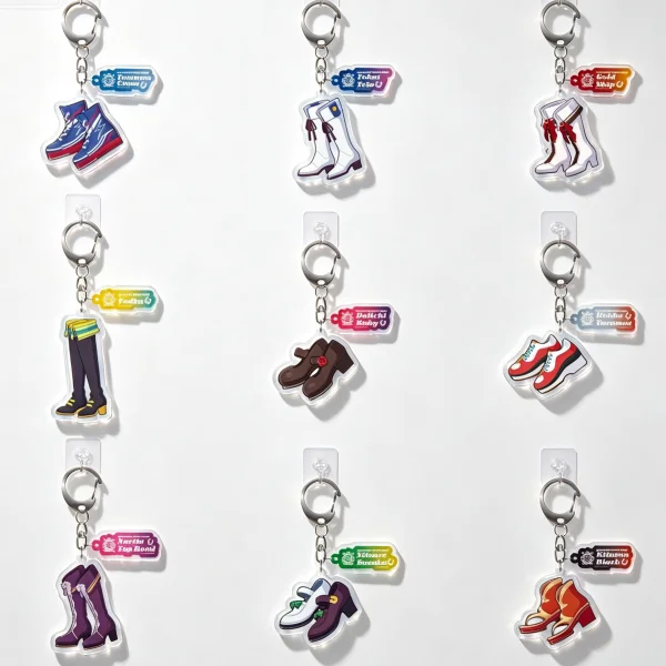 Anime Umamusume: Pretty Derby Win Variation Winning Shoes Acrylic Pendant Keychains Bag Decorations Festivals Gifts