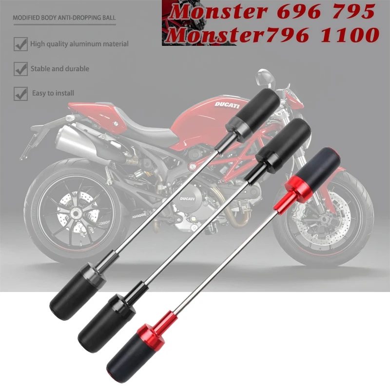 

Motorcycle Falling Protection Frame Slider Fairing Guard Crash Pad Protector For Ducati Monster 696 795 796 1100 Monster696