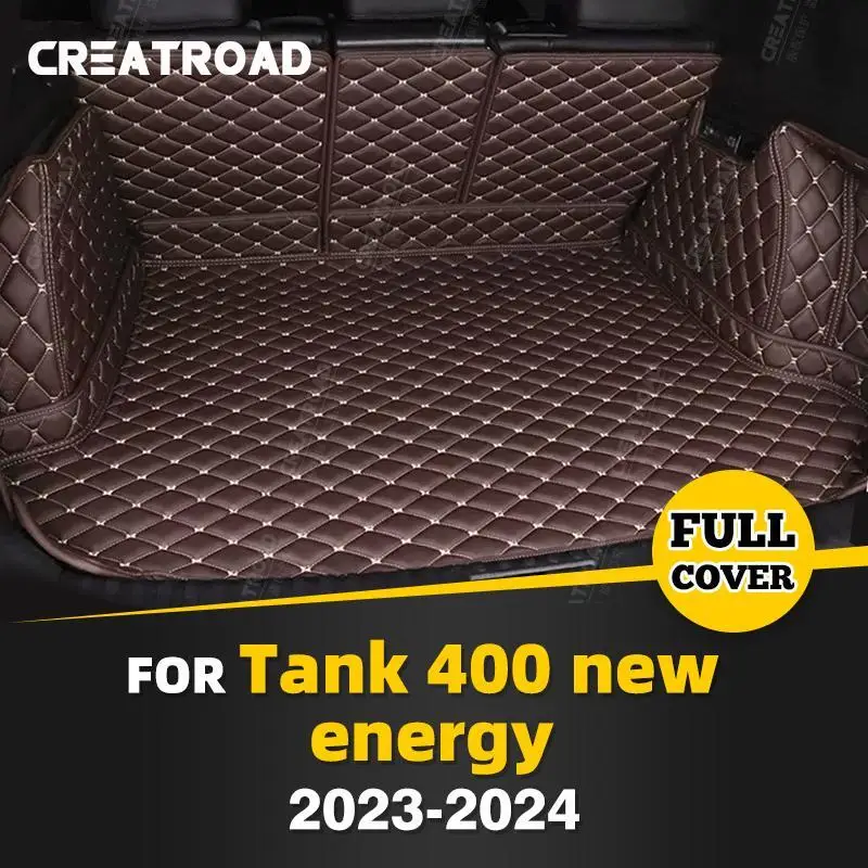 

Для Tank 400 new energy 2023 2024 Автоматический коврик для багажника с полным покрытием, автомобильный защитный коврик, грузовой вкладыш, аксессуары для интерьера