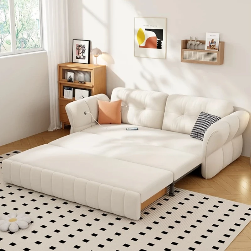 Armchair Storage Sofa Pull Out Luxury Minimalist Bed 2 Seater Sofa Relaxer Foldable Muebles Para Hogar House Accessories