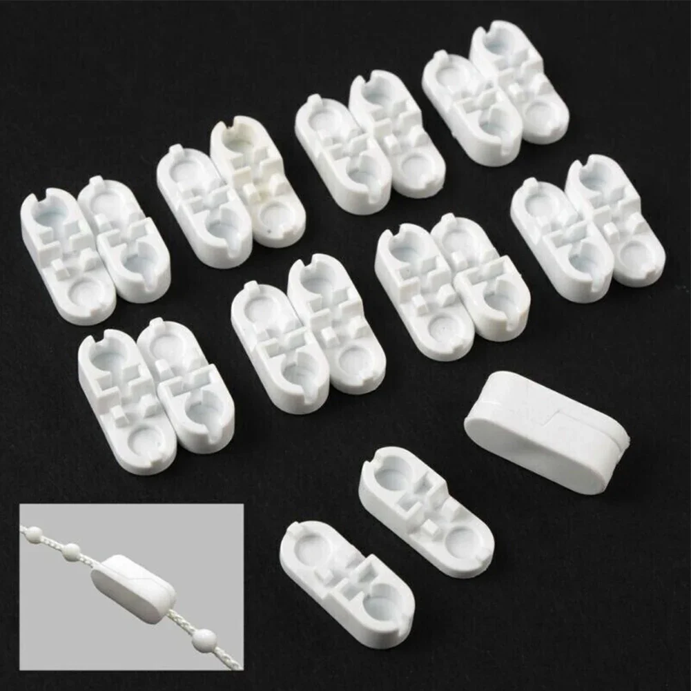 Plastic Roller Blinds Pull Cord Connector Curtain Chain Connector For Vertical Blinds Joiners Curtain Repair Accessories